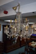 Glass Crystal Drop Chandelier