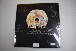Queen a Day at the Races LP Record (unverified authentication)