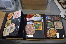 3x Albums of Vintage Beermats Including Hull Brewery etc.