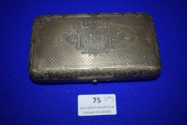 Continental 88% Silver Cigarette Case ~206g total