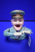 Reproduction Cast Iron Automaton Moneybox - Adolf Hitler