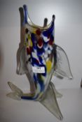 Retro Romanian Blown Glass Fish