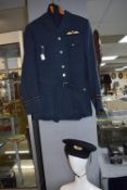 RAF Uniform with Jacket, Trouser, Tie, and Cap