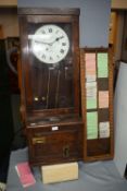 1930’s Gledhill-Brooke Time Recorder Clocking on Machine with Time Sheet Holder