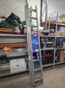 *Macallister Three Tier Extending Multi Ladder