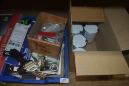 *Assorted Drill Bits, Measuring Tapes, Voltage Testers, Adhesive, etc.