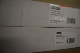 *1x Chrome and 1x Brushed Nickel Legs 60x80 Bolt Lock Plate