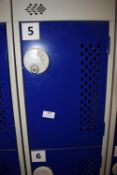 Bank of Four Personal Locker with Plugs