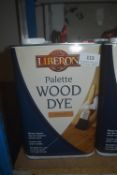 1x 5L of Liberon Pallet Wood Dye Antique Pine
