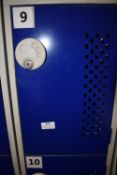Bank of Four Personal Locker with Plugs