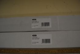 *2x Chrome Legs 60x80 Bolt Lock Plate