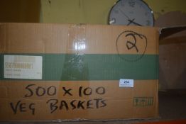 *Quantity of Veg Baskets