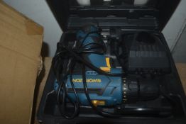 Work Zone Cordless Drill with Battery and Charger