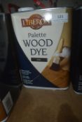 1x 5L of Liberon Pallet Wood Dye Ebony