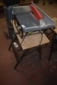 240v Circular Saw on Folding Table