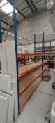 *Two Bays of Boltless Racking 240x60cm x 300cm high Comprising Three Uprights and Eight Beams