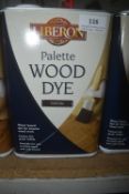 1x 5L of Liberon Pallet Wood Dye Tudor Oak
