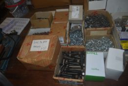 *Quantity of Assorted Screws, and Bolts