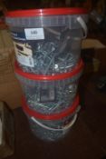 *3x Tubs of Screws