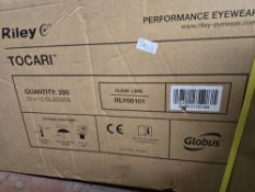 Box of 200 Safety Glasses