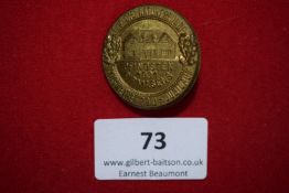 Nature Friends Jubilee Badge, Pirmasens 1931, a circular gilt badge inscribed T.V. Die Naturfreunde,