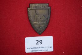 War Victims’ Commemorative Badge, Stuttgart 1933, a bronze shield-shaped badge inscribed Schwäb.