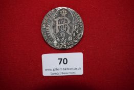 Veterans’ Reunion Badge, Frankfurt 1938, a circular silvered badge inscribed Jubiläums u.