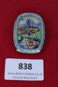 City of Ingolstadt Badge, an oval woven day badge depicting the city of Ingolstadt, with crest below