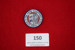 Schleswig-Holstein Commemorative Badge, a circular enamelled badge in red, white and blue with