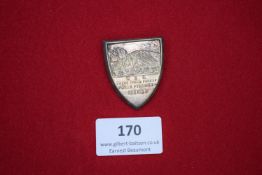 NSDAP Event Badge, Altötting, a shield-shaped badge dated 1934, inscribed Gautag der NSDAP
