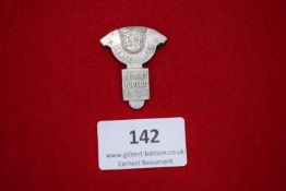 Bergedorfer Heimatwoche Badge, 1938, a white metal event badge inscribed Bergedorfer Heimatwoche