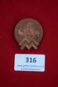 Leipzig Spring Fair Badge, 1930s – A scarce brown composition tinnie (E. O. Friedrich, Leipzig),