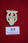 Kreistag 1939 Badge, cream plastic, issued for the district rally at Osterode/Harz, with eagle,