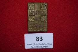 District Championship Badge, 1933, a bronze oak leaf badge inscribed Jung Kreismeister 1933