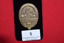 Zittau 1933 Commemorative Day Badge, an oval bronze event badge inscribed Tausendjahrfeier d.