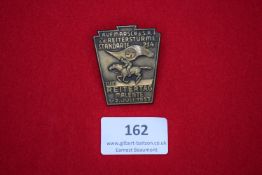 SA Reiter Day Badge, Mainte 1933, a bronze shield-shaped event badge dated 1–2 July 1933,