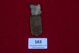 Regatta Commemorative Badge, Koblenz 1930, a bronze and enamel event badge with original ribbon,