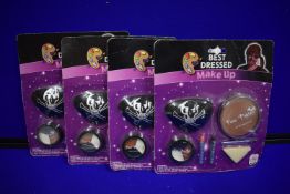 4x Pirate Fancy Dress Makeup Sets