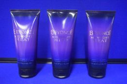 3x Beyonce Midnight Heat 200ml Sensual Body Lotion