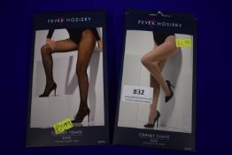 2x Assorted Fever Fishnet Tights