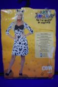 Smiffys Cow Dress Costume Size: M/12-14