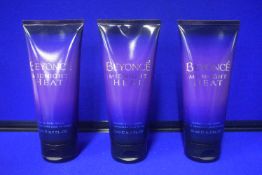 3x Beyonce Midnight Heat 200ml Sensual Body Lotion