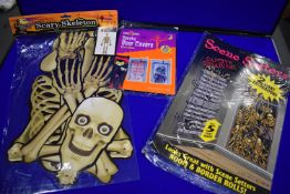 3x Assorted Halloween Decorations