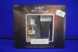 David Beckham Classic Giftset - 40ml EDT, and 200ml Hair & Body Wash