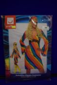 Smiffys Rainbow Hippie Costume Size: L/16-18