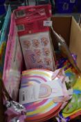 Box of Assorted Party Accessories, Bag Fillers, etc.