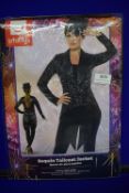 Smiffys Sequin Tailcoat Jacket Size: 8-10