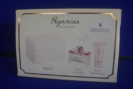 Signorina Giftset - 100ml EDP, 50ml Bath & Shower Gel, and Jewellery Box