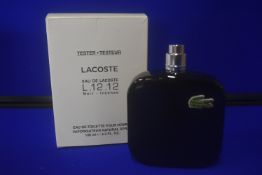 Eau de Lacoste L.12.12 Noir Intense 100ml EDT Unused Tester