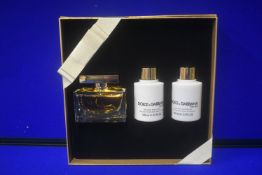 D&G The One Giftset - 75ml EDT, 100ml Body Lotion, and 100ml Shower Gel